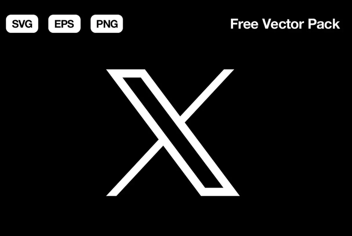 X / Twitter New Vector Logo Free Download